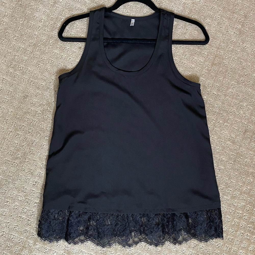 Lace Trim Tank Top